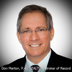 Don Marton, P.A.,REALTOR, Broker of Record